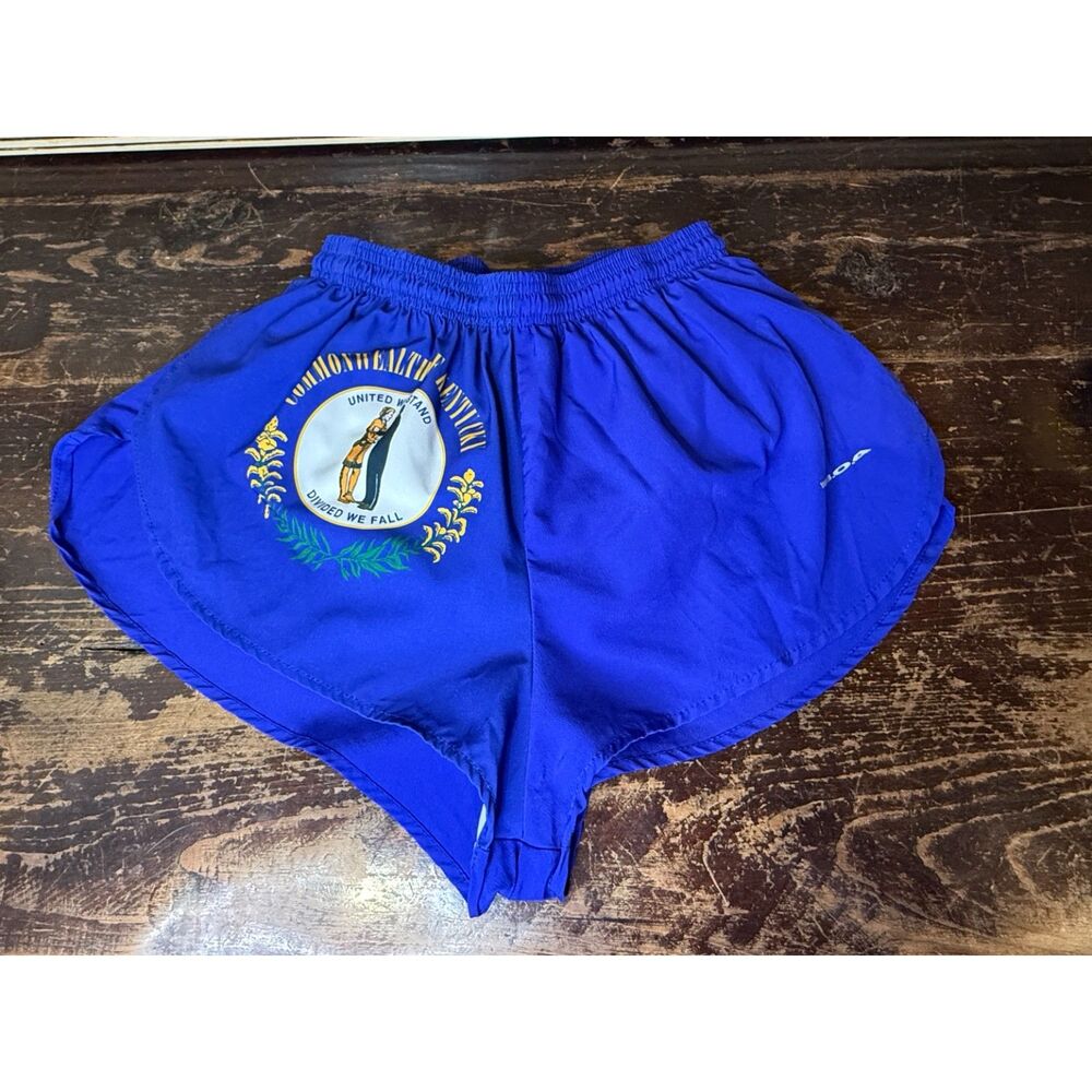 BOA USA Kentucky State Flag Running Shorts Blue Size M
